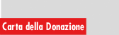 Carta della donazione